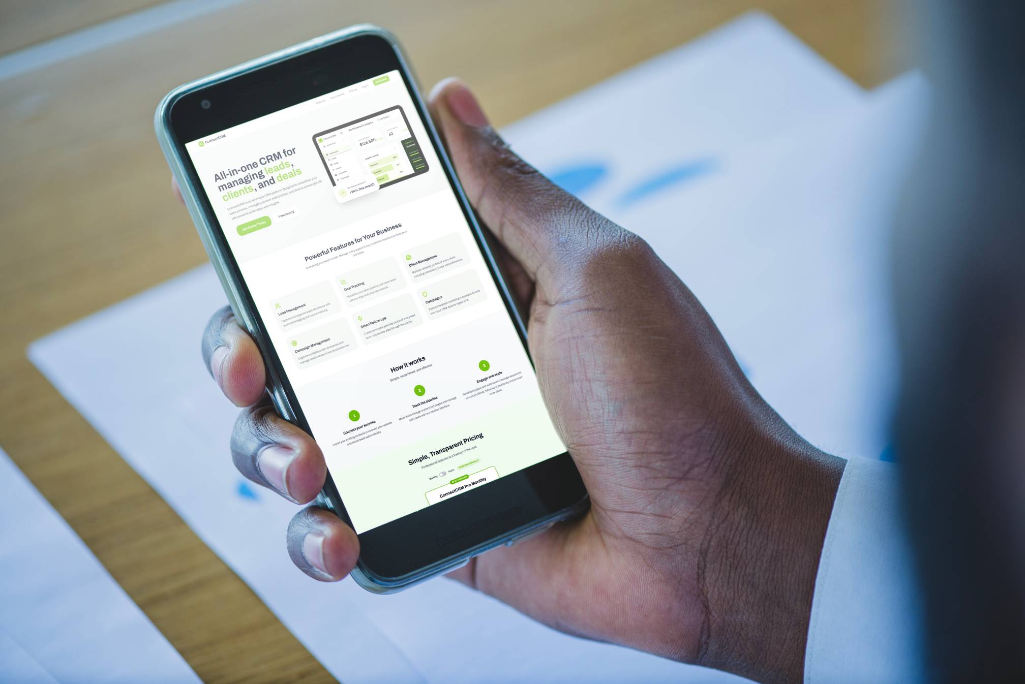 ConnectCRM portal experience